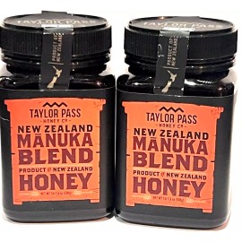 Taylor Manuka Honey, Taylor Pass, MANUKA BLEND,New Zealand,  #2 JARS,  1 LB (500G) EACH