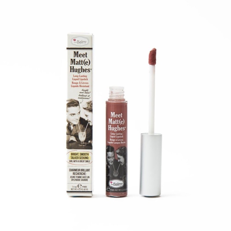 theBalm Meet Matt(e) Hughes Long Lasting Liquid Lipstick, Sincere, 0.25