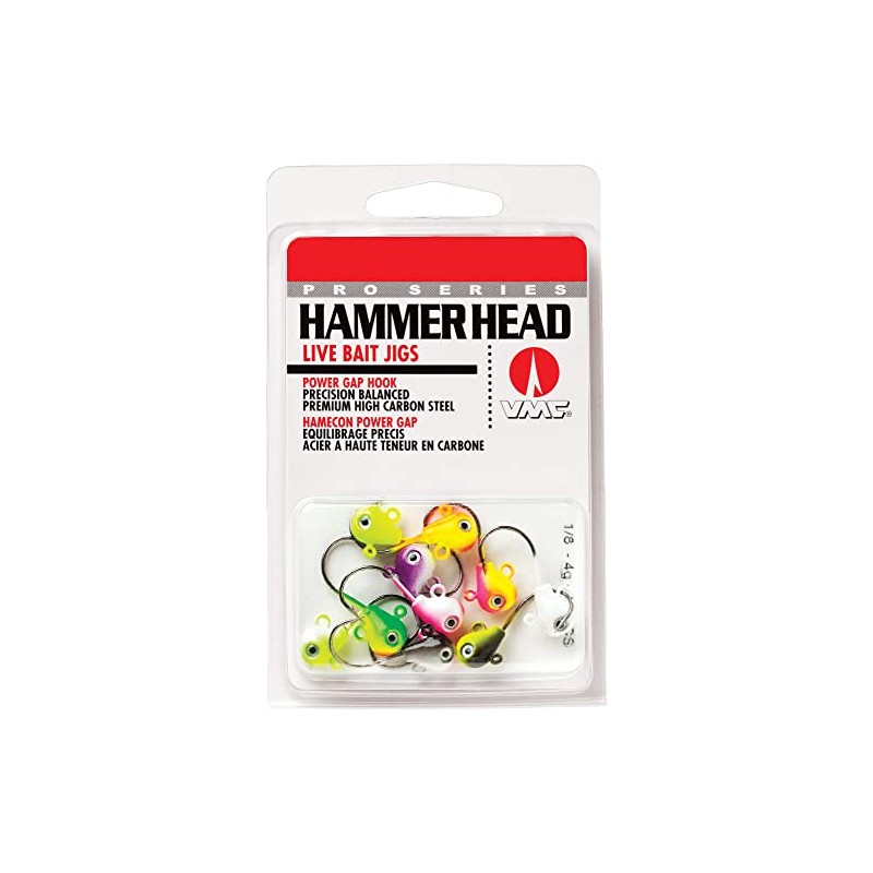 Hammer Head Jig Kit 1/8 Assorted