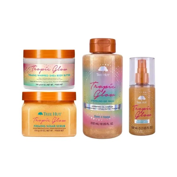 4 Pack Spa En Casa Tropic Glow Tree Hut Piel