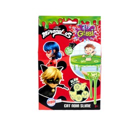 Glibbi Miraculous Slime, 2-Way Assorted, Only One Item Delivered, Turn Water into Slime, Dissolve and Drain 5 Glow in The Dark Element, 150 g, from 3 Years
