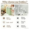 4 in 1 Travel Dispenser Bottle, Travel Bottles for Toiletries