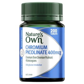 Nature's Own Chromium Picolinate 400mcg Tab X 200
