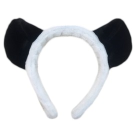 Kemelo Lovely Plush Headband Animal Panda Ears Headgear Furry Headband Cute Headdress Anime Costume Cosplay Accessories, Headbands Men, A