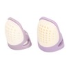 4 Pcs Silicone Thimble Purple Soft Elastic Finger Protector Finger