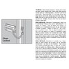 Prime-Line U 9852 Chain Door Guard, Stamped Steel w/Steel Chain,