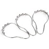 LIHAO 12Pcs Cortina de Ducha de Acero Inoxidable