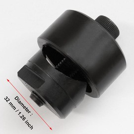 SagaSave 32mm (16-50MM) Sheet Metal Punch Hole Punch, Metal Inner Hex Hole Cutter for Q.Max, Steel Plate, Stainless Steel