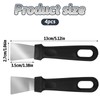 4 Pack Griddle Scraper Tool Heavy Duty Grill Scraper Stainless