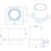 Croydex QM731841 Sutton Wall Mounted Tumbler & Holder with Zinc