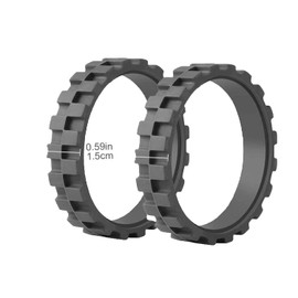ToSSme Tires for iRobot roomba Wheels Series 500, 600, 700, 800, 900 e5 e6 i7 Anti-slip, Great Adhesion and Easy Assembly. Replacement for all Roomba models(Pack of 2)