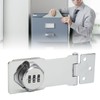 Mechanical Password Lock Silver Combination Lock Anti Theft Hasp Lock