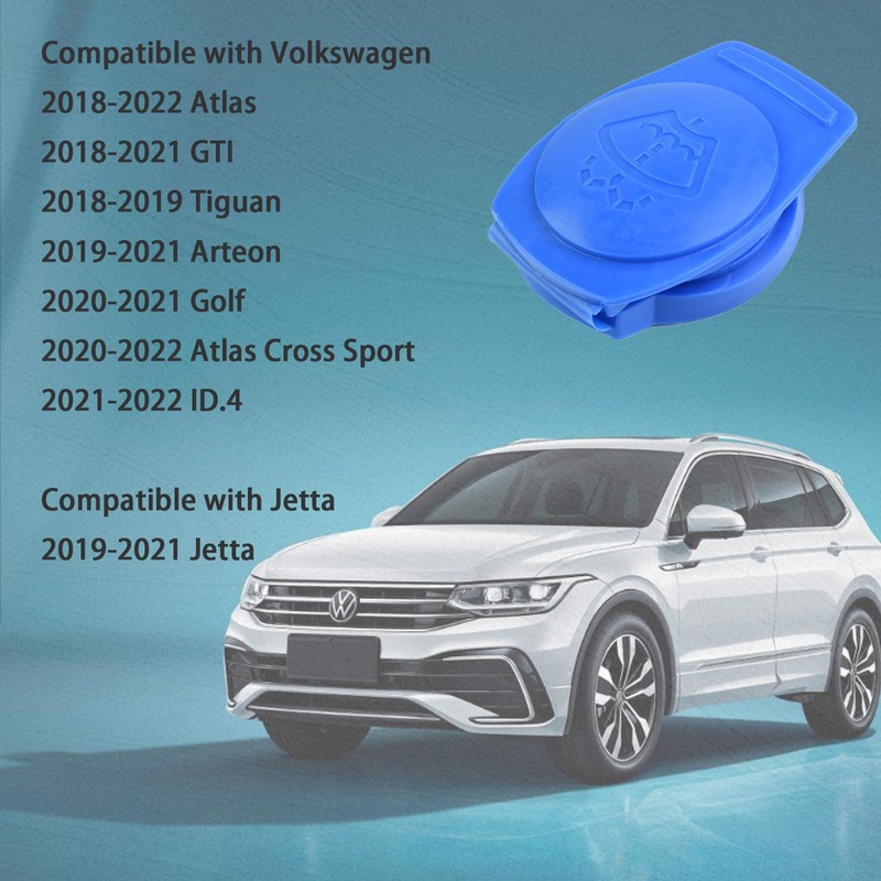 Huli 1Pc Washer Fluid Cap Durable Windshield Wiper Fluid Cap