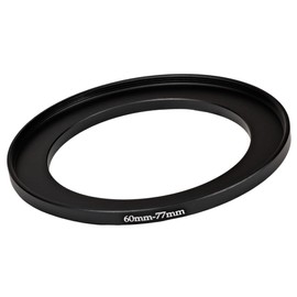 60mm to 77mm Step-Up Ring Filter adapter (60mm-77mm) Camera Filter Ring for 77mm UV ND CPL Filter (MPIXO)