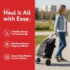 dbest Products Bigger Trolley Dolly, Carrito Plegable Negro de Compras