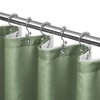 Lameirose 3 in 1 Shower Curtain Set, Green Shower Curtain