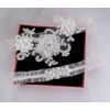 JWICOS Bride Wedding Lace Garters White Bridal Garter Brides Floral