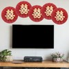 PATIKIL 8"/10"/12" Paper Fans Hanging Decoration, 6 in 1 Set