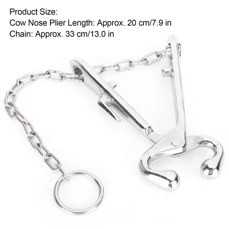 Cow Nose Pliers Stainless Steel Cattle Nose Ring Pliers with