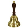 Buckingham Hand/Dinner/Reception/School/Last Order/Library/Pub Bell, Brass, 11 x 11 x 21.5