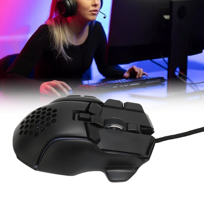 RGB Gaming Mouse 12800 DPI Gaming Mouse Optical Wired with