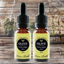 Love Bath Olive Oil Oil Blend Aroma Face Oil 2 Olives 20ml / 러브바스 올리브오일 오일블렌드 아로마 페이스오일 올리브 2개 20ml