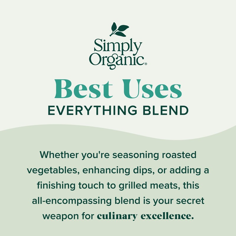 SIMPLY ORGANIC Organic Everything Spice Blend, 3.49 OZ