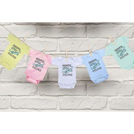 Daddy's Little Helper Mechanic -Cute Automotive Car Baby bodysuit onesie & bib