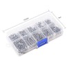340pcs Tornillos Tuercas Pernos M3 Tornillos Tornillos de Acero Inoxidable