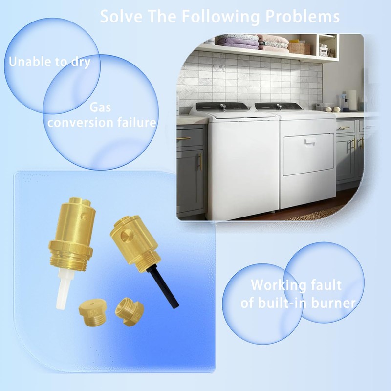 W11581316 Gas Dryer Liquid propane Conversion Kit Compatible With Maytag