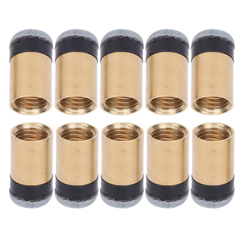 10pcs Billiards Cue Tips, Snooker Pool Cue Tips, Replacement Screw