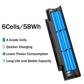 TAUPO J1KND 11.1v 58wh Laptop Battery for Dell Inspiron N5010 N5110 N5030 N5040 N5050 N7010 N7110 3520 N4010 N4110 N4050 M5030 M5040 M5110 M5010 3420 Vostro 3550 3450 1440 3750 JlKND TKV2V 4T7JN