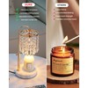 Candle Warmer Lamp with Timer Dimmer and 3 Bulbs, Candle