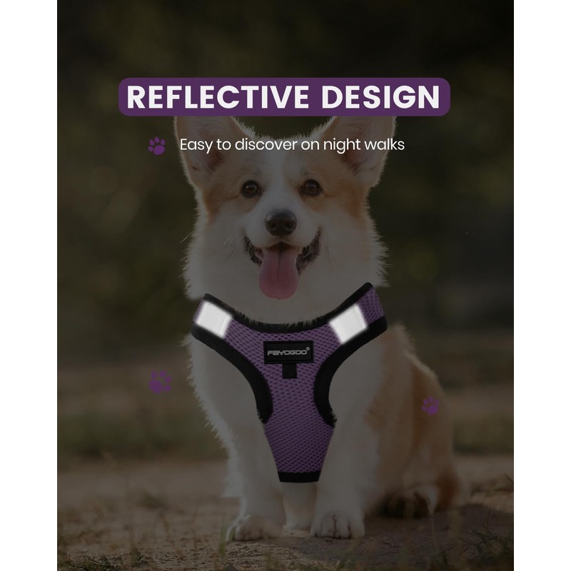FAYOGOO Service Dog Vest for Small Breed - Lightweight Dog