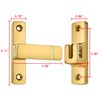 INIRET Gold 90/180 Degree Flip Latch - Heavy-Duty Lock Bolt