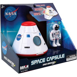 Daron NASA Space Adventure Series: Space Capsule with Lights & Figurine