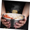LABRIMP Metal Mixing Bowl Salad Dessert Bowl for Smoothie Fruit