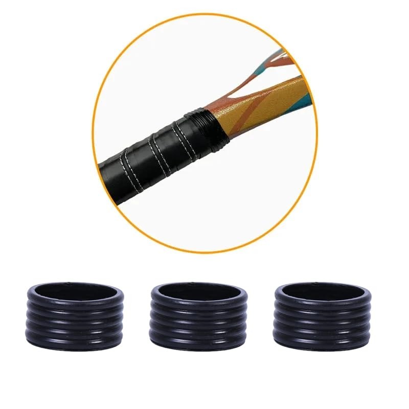 Badminton & Tennis Racquet Grip Tape (Black, 3 Pack) -
