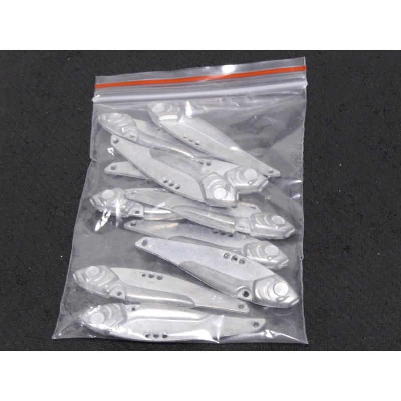 wLure Fishing Lures Metal Blank Unpainted Blade Lipless Jigging 10
