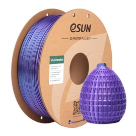 eSUN Chameleon PLA Filament 1.75mm, Shiny Glittering PLA 3D Printer Filament, 1KG (2.2 LBS) Spool 3D Printing Filament for 3D Printers, Nebula Purple