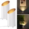 Sunco 2 Pack Uplights Indoor Floor Can Light, LED Uplighting