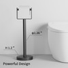 YUMORE Toilet Paper Holder Free Standing, Stainless Steel Toilet Paper