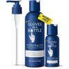 Guantes en una loción de protección para botellas (One- 2