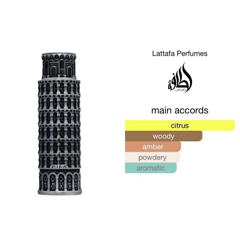 Lattafa Pisa Parfum By Lattafa 3.4 EDP Pride Collection Unisex