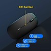 Wireless Mouse,Slim Portable Wireless Mouse for Laptop DPI Optical with