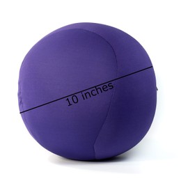 Mushy Pillows Spherical Shape Round Bolster Microbead Support Throw Pillow Supports Common Pressure Points-Purple