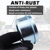 GREPSPUD 4pcs 2.72'' Trailer Hub Dust Caps, Trailer Spindle Bearing