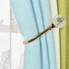 PHOEWON 2 Pack Curtain Holdbacks Acrylic Crystal Ball Curtain Tie