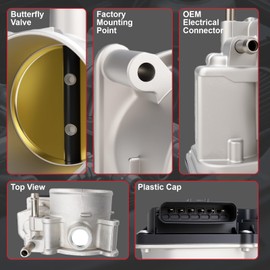 Throttle Body Assembly Compatible with Toyota 4Runner FJ Cruiser Tacoma Tundra Lexus GX460 2003 2004 2005 2006 2007 2008 2009 2010 2011 2012 2013 2014 2015 2016 2017 2018 2019 2020 2021 977-832