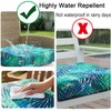 NettyPro Outdoor Cushion Cover Waterproof Patio Chair Seat Cushion Slip